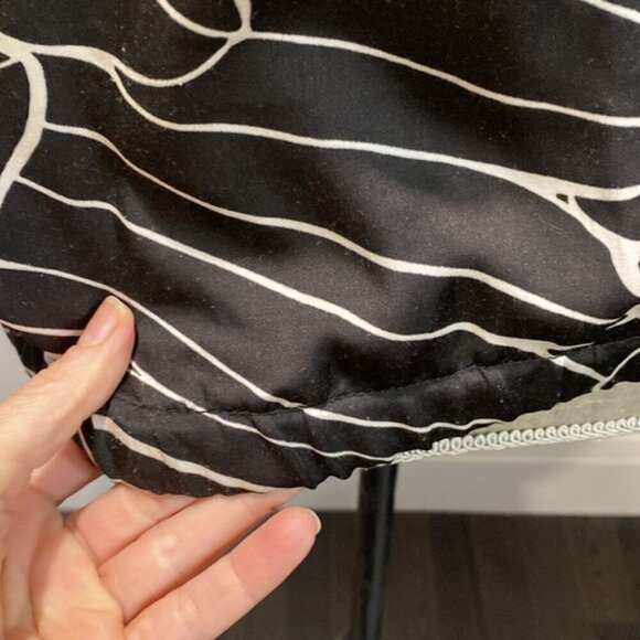 Hei Hei Anthropologie Aroha Bomber Jacket Womens Small S Black/White Zip Front - Picture 10 of 15